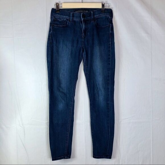 Express Jeans Mid Rise Leggings -> Express Jeans Mid Rise Leggings - Picture 1 of 12